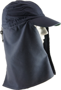 ON SITE SAFETY LEGIONNAIRE CAP - NAVY 